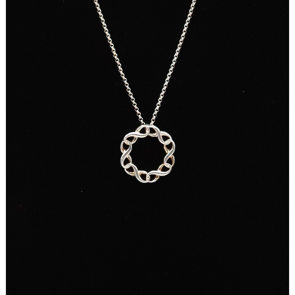Avon Speak Out Against Domestic Violence Necklace Silver Tone